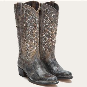 FRYE Deborah Studded tall boot